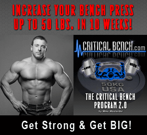 Increase Bench Press Program